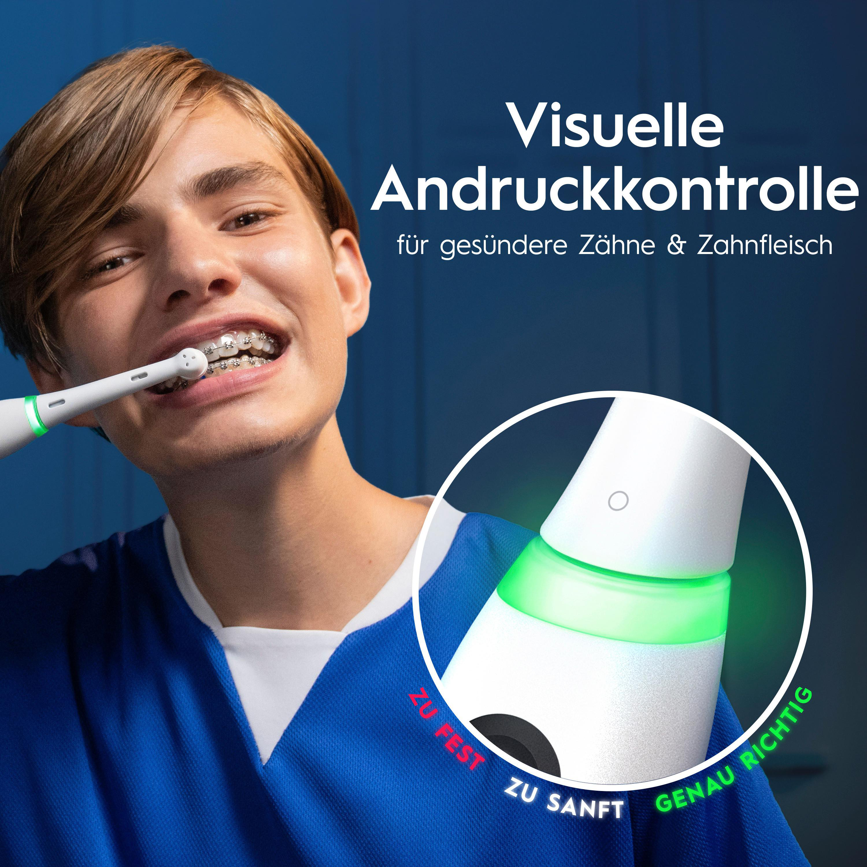 Elektrische Zahnbrste ORAL-B iO 5 Elektrische Zahnbrste Quite White,  Reinigungstechnologie: Mikrovibrationen | MediaMarkt