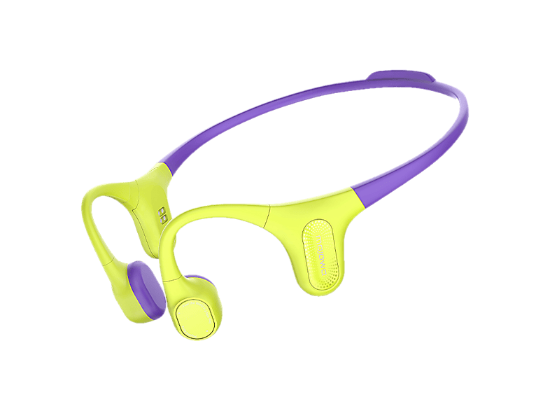 MOJAWA Aerra, Open-ear Bone Conduction Kopfhörer Bluetooth Purple/Hellgrün