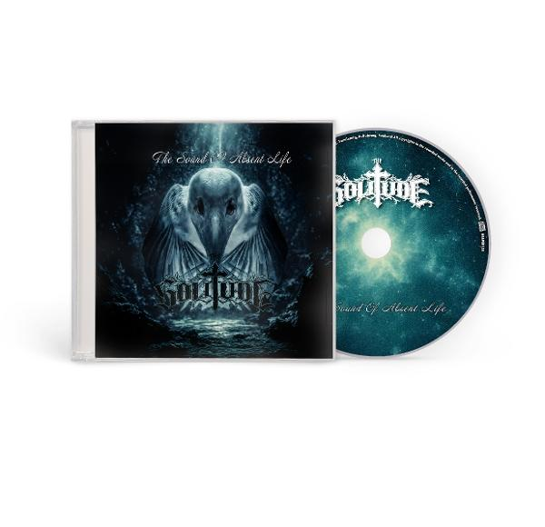 CD-Hülle und Disc mit einem Vogel und Bandlogo, dunkel und bedrohlich.