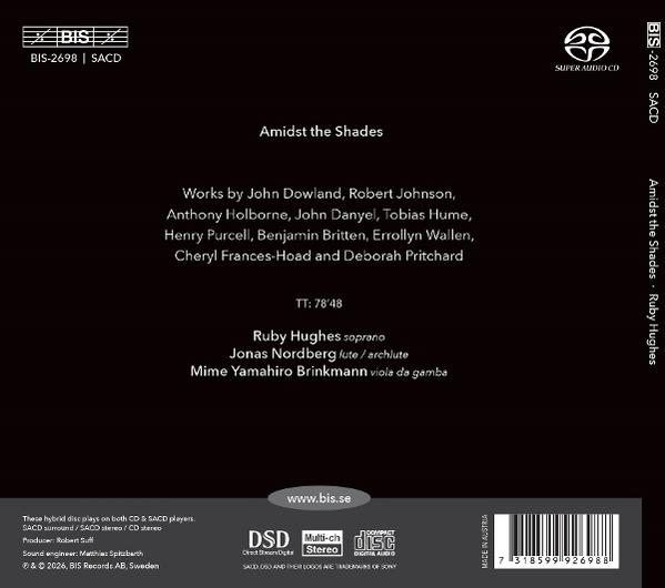 CD-Cover mit Titel 'Amidst the Shades', Namen und Details.