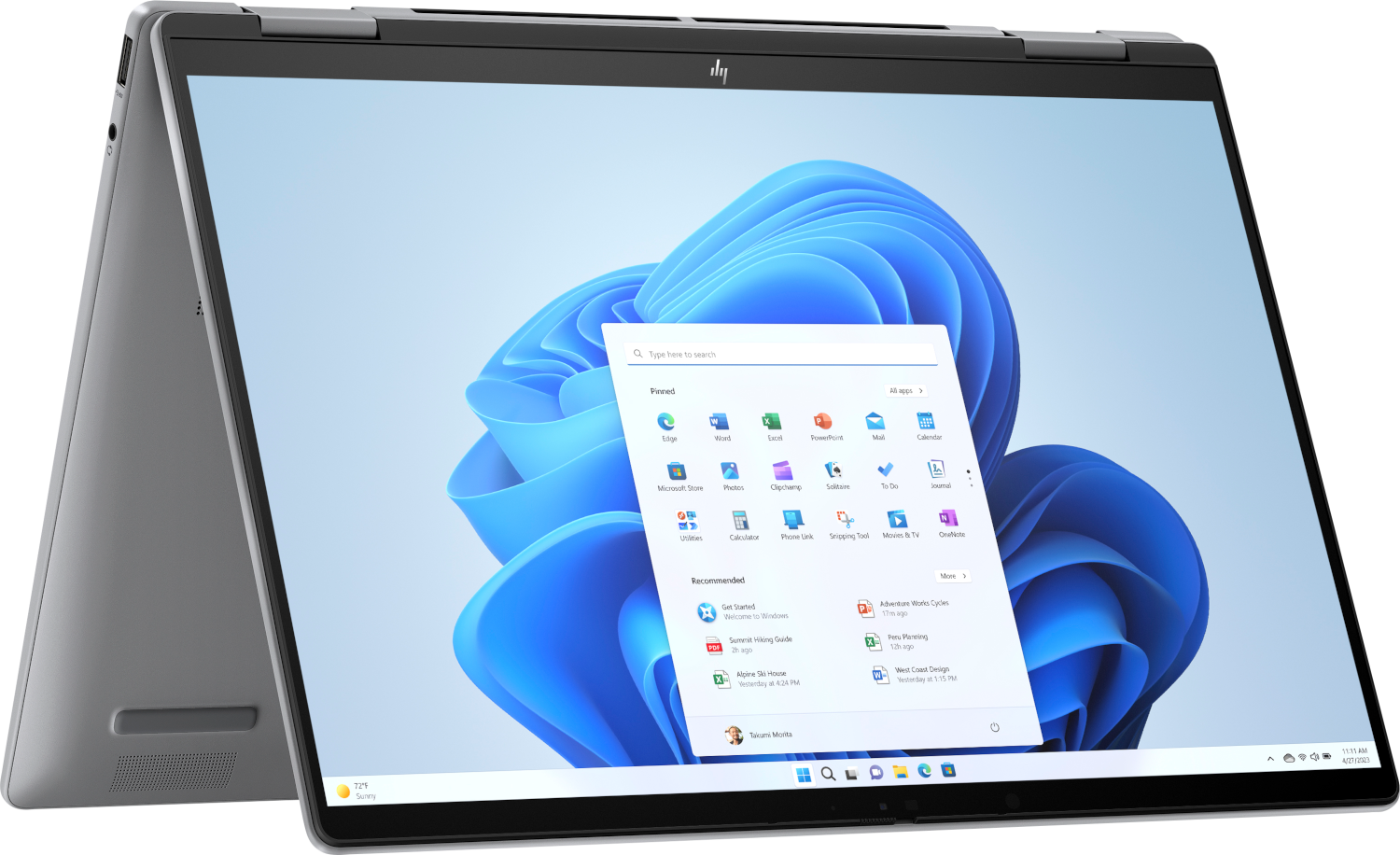 HP ENVY x360 14-fc0855nd - 14 inch - Intel Core Ultra 7 - 16 GB - 1 TB