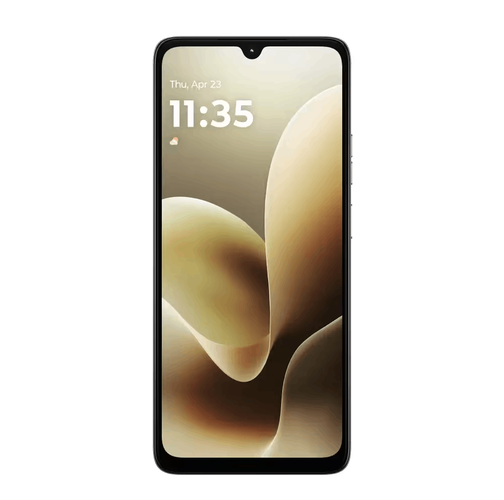 Un smartphone muestra "Thu, Apr 23" y "11:35" en su pantalla.