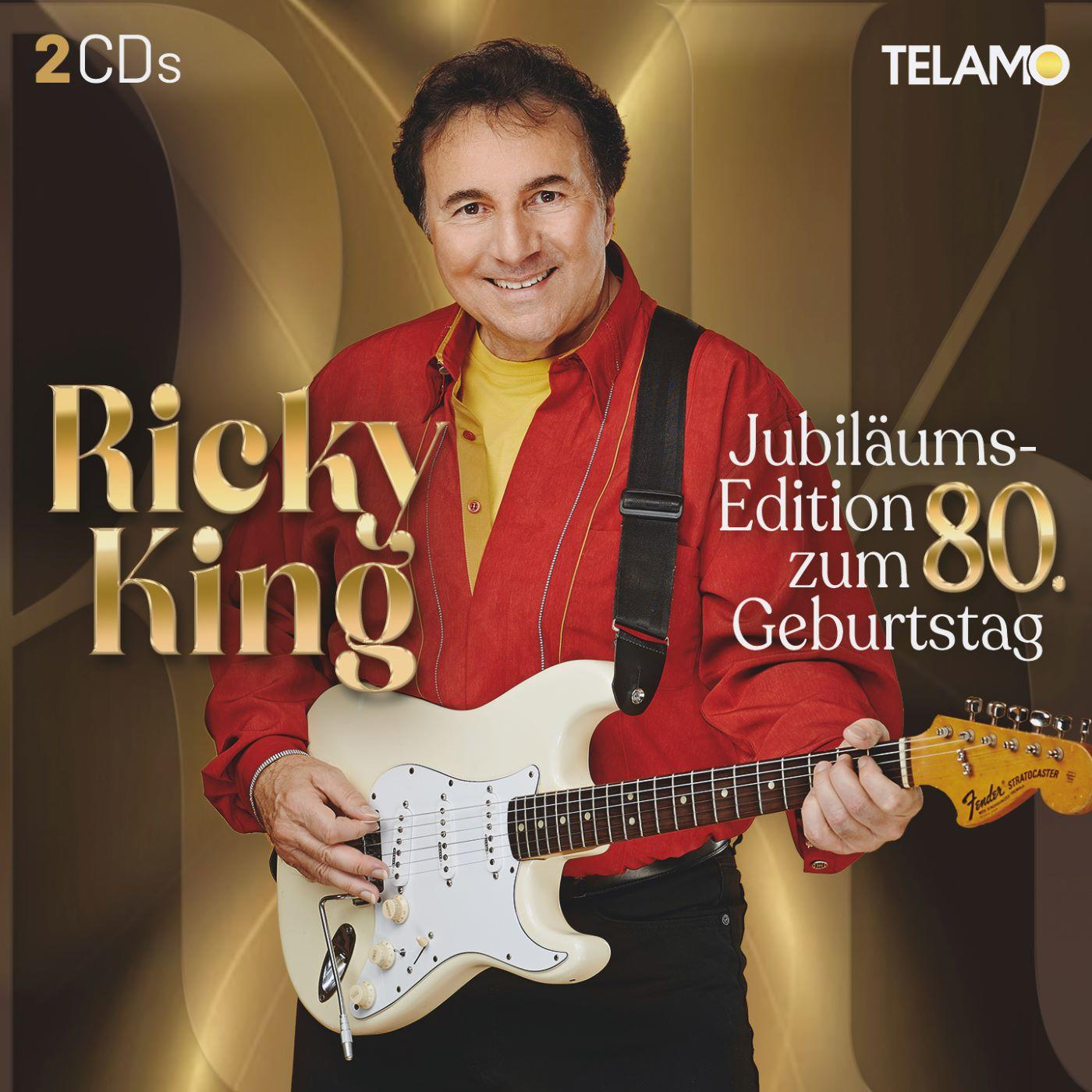 Ricky King spielt Gitarre, Jubiläumsausgabe zum 80. Geburtstag.