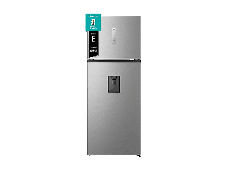 FRIGORIFERO DOPPIA PORTA HISENSE RT600N4WC2, Capacità netta totale 467 l, Rumorosità: 43 dB(A), Dispenser acqua, 4 ripiani, Dimensioni: L 70,4 cm A 185 P 68,6 cm, Inox, Classe E