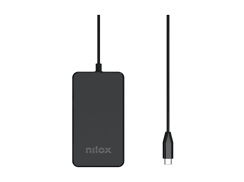 Caricabatteria Nilox Tech 90W Charger Gan Usb-C Nero