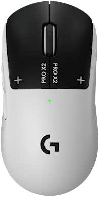 LOGITECH PRO X2 SUPERSTRIKE LIGHTSPEED vezeték nélküli optikai egér, max 44000 dpi, fehér-fekete (910-007776)