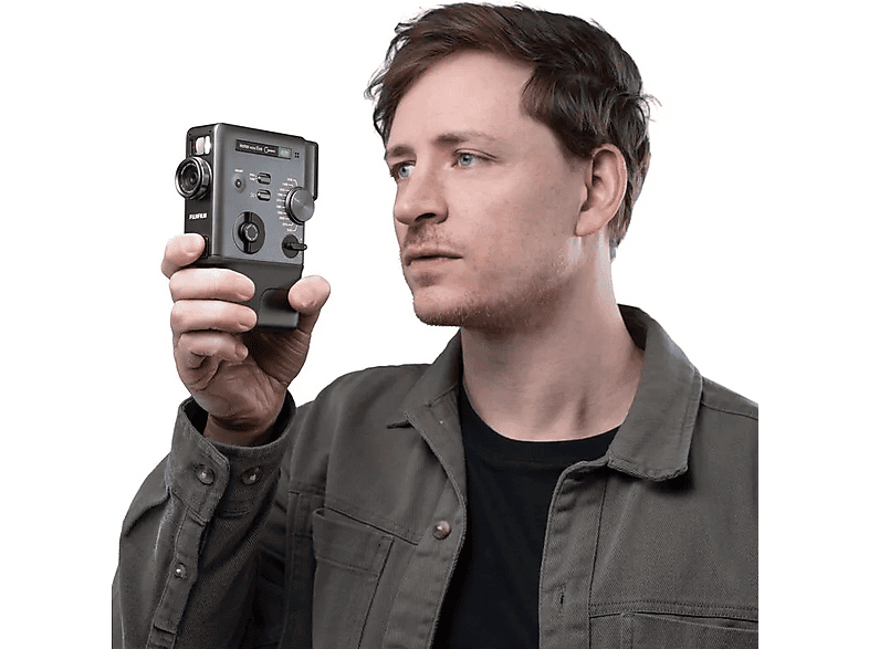 Fujifilm Instax Mini Evo Cinema Hybrid-Sofortbildkamera, Schwarz — Foto 3 von 5