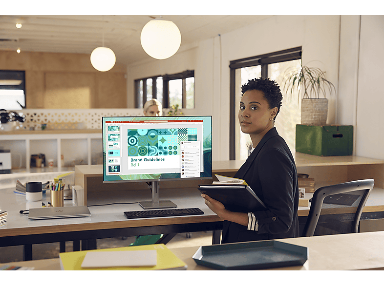 HP 527da 27 Zoll Monitor, Full-HD, 5 ms Reaktionszeit, 300 cd/m², 100 Hz, Schwarz — Foto 5 von 5
