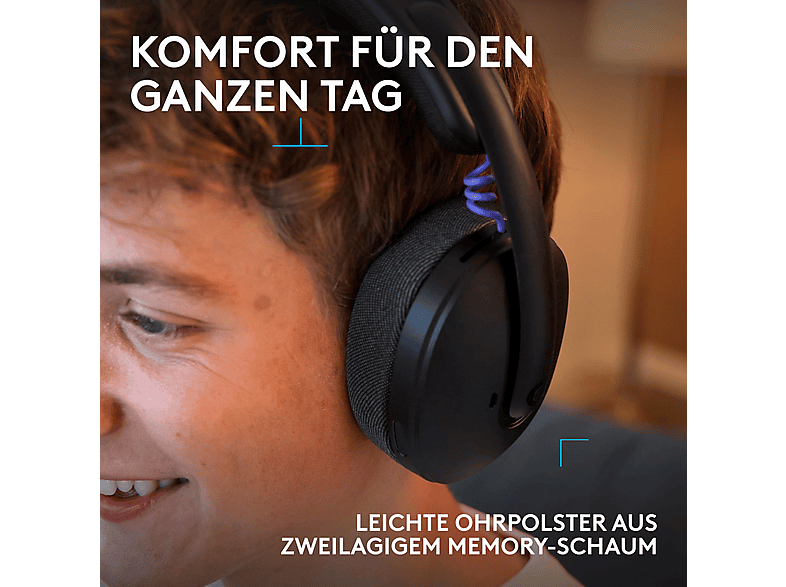 Thumbnail - LOGITECH G325 Gaming-Headset, Over-ear Gaming-Headset Bluetooth Black