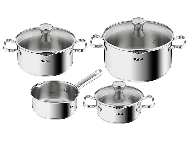 TEFAL DUETTO 7 (edények 16/20/24 CM + fedő, nyeles lábas 16 CM ...
