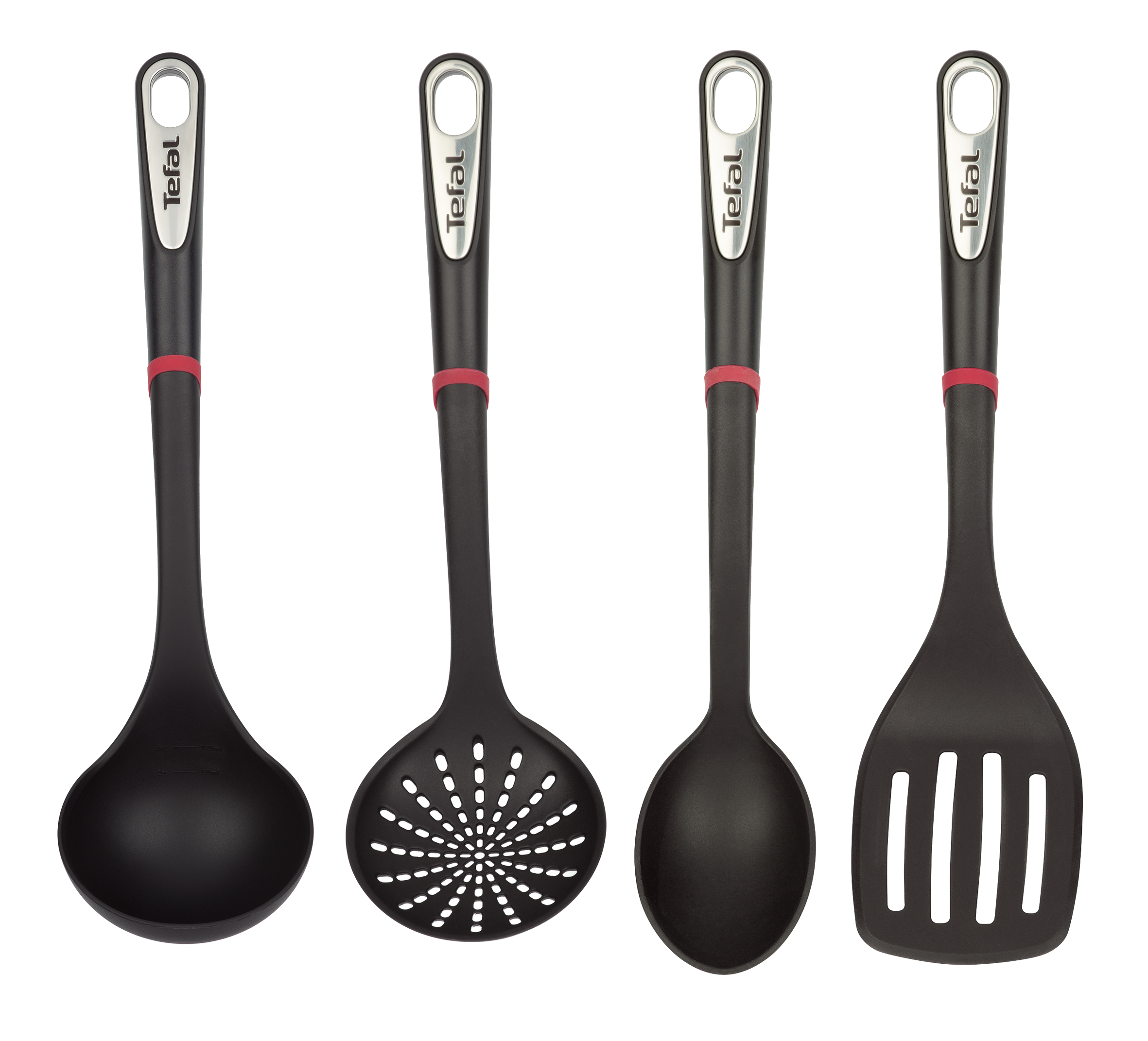 TEFAL K206S414 Konyhai eszközkészlet Ingenio, fekete, 4 db-os