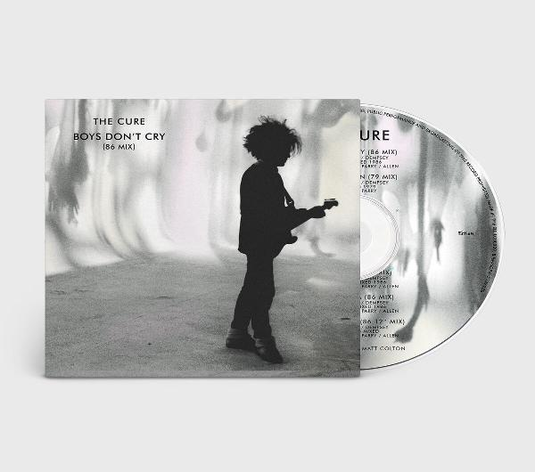 CD-Cover und CD von The Cure mit Silhouette eines Gitarristen.