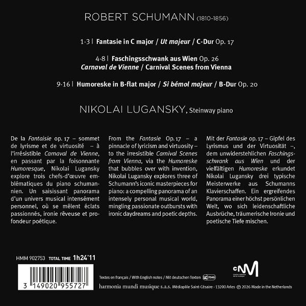 CD-Cover mit Komponisten- und Pianisteninfo, Werkangaben und Barcode.