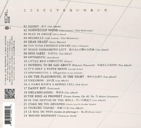CD-Cover mit Titelliste. Edel Kultur Logo oben links.