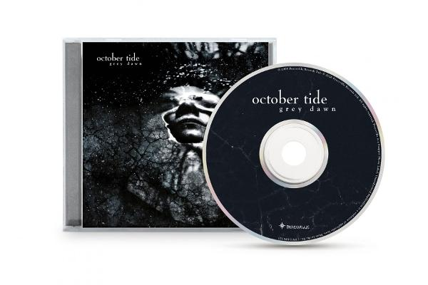 CD-Hülle und CD mit dem Albumtitel "october tide grey dawn"