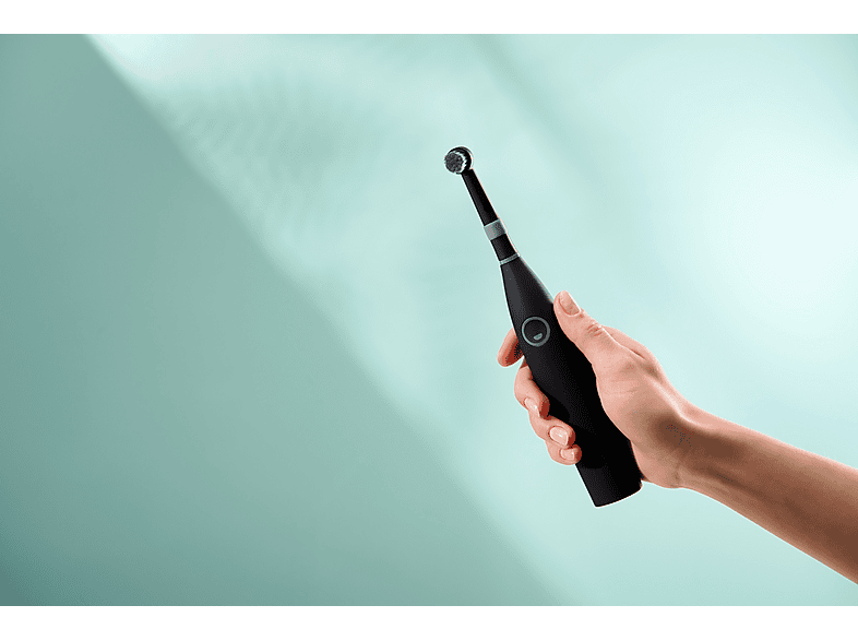 happybrush ECO R2 Rotierende Zahnbürste+ 3 Aufsteckbürsten Allblack — Foto 4 von 5