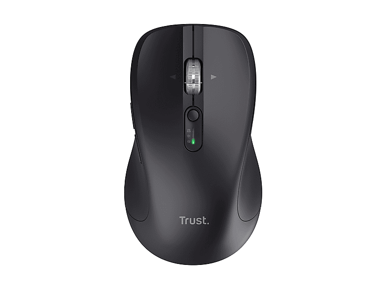 MOUSE WIRELESS TRUST FERRO HYPERW WLS MS BLACK, Collegamento Wireless, Ingresso: Otticamente a diodi laser, Scrolling 4 direzioni, Risoluzione max 3200 dpi, Black