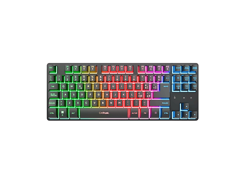 TASTIERA TRUST GXT831 THADO TKL W KB BLK