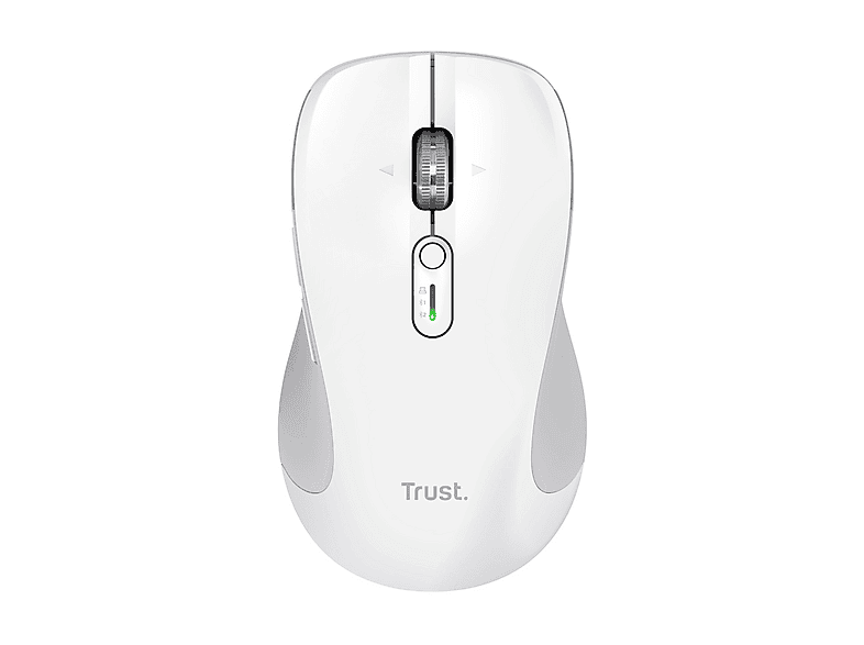 MOUSE WIRELESS TRUST FERRO HYPERW WRLS MS WH, Collegamento Wireless, Ingresso: Otticamente a diodi laser, Scrolling 4 direzioni, Risoluzione max 3200 dpi, White