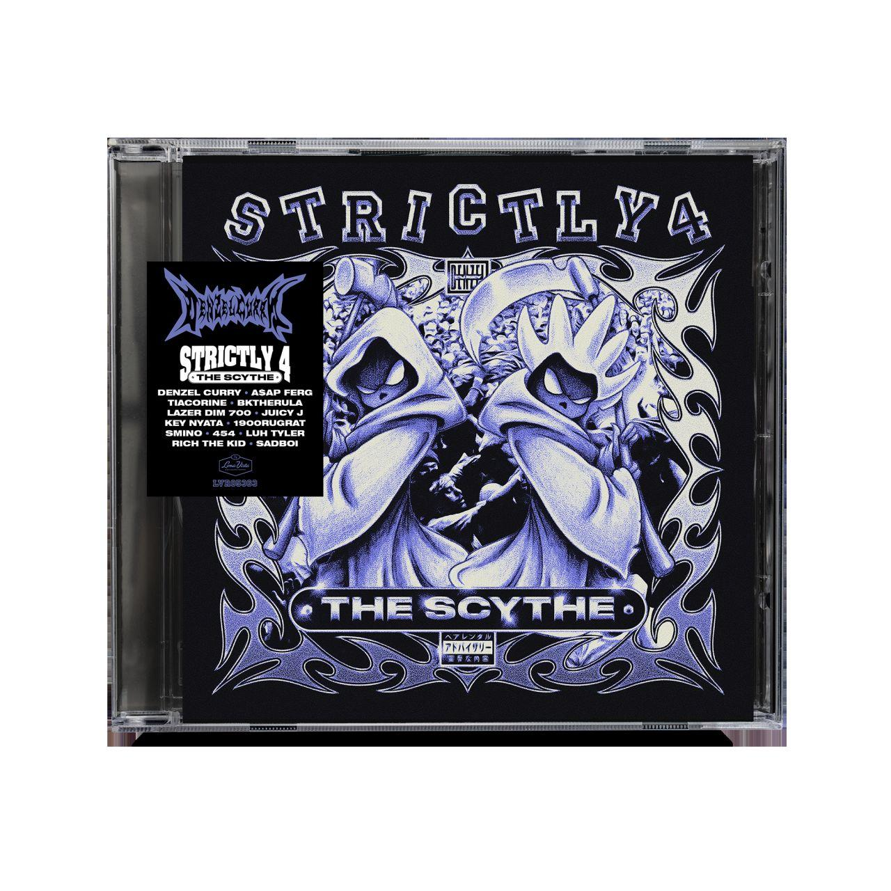 CD-Cover mit Zeichentrickfiguren in Kapuzenmänteln und Text.