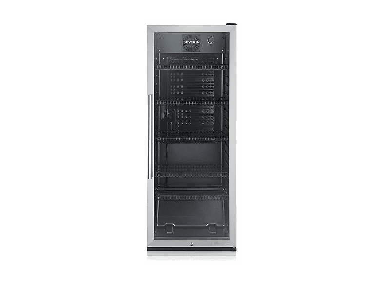 Severin FKS 8841 Getränkekühlschrank (C, 1410 mm hoch, Silber, 237 l) — Foto 3 von 5