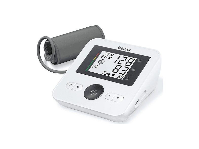 BEURER BM 27+ Misuratore di Pressione da Braccio, Rileva le Aritmie, con App Beurer HealthManager Pro, Memoria per 4 Utenti x 30