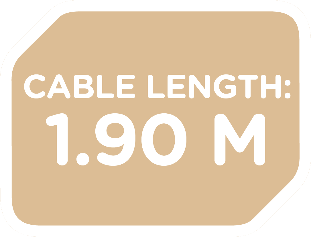 Długość kabla: 1,90 m