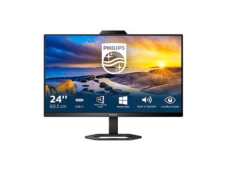 PHILIPS 24E1N5300HE/00 Monitor Gaming, 23,8 ", Full-HD, 1920 x 1080 Pixel, tempo di risposta 4 ms, refresh rate 75 Hz