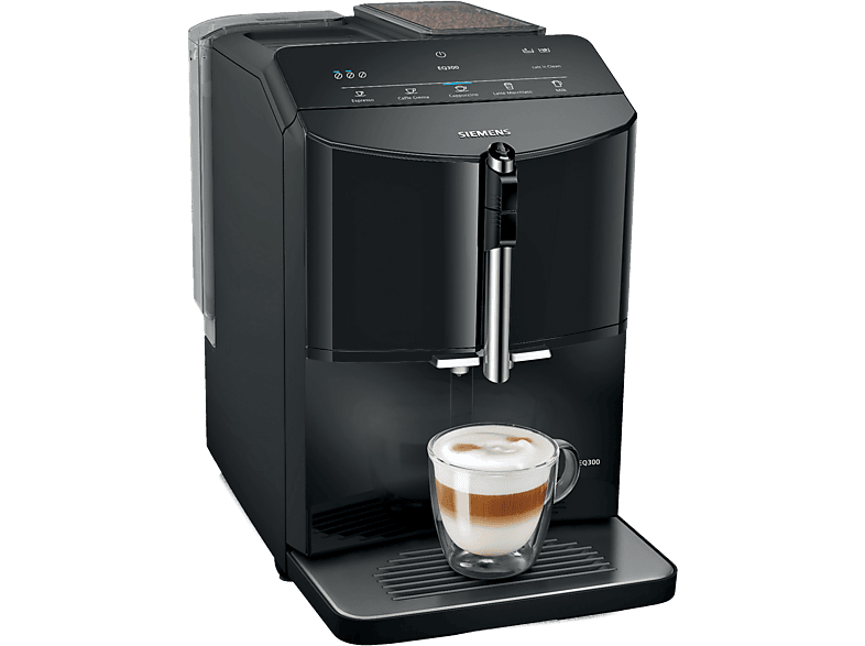 Siemens Eq300 Piano – Volautomatische Espressomachine Maximum Aantal Tassen: 1 Stoompijp Zwart