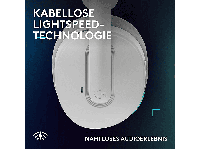 Thumbnail - LOGITECH G325 Gaming-Headset, Over-ear Gaming-Headset Bluetooth White