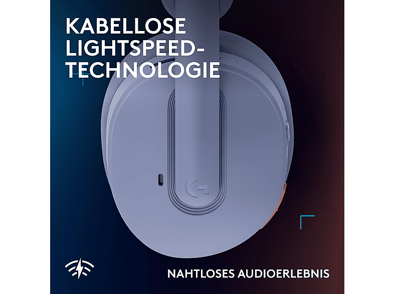 Thumbnail - LOGITECH G325 Gaming-Headset, Over-ear Gaming-Headset Bluetooth Lilac