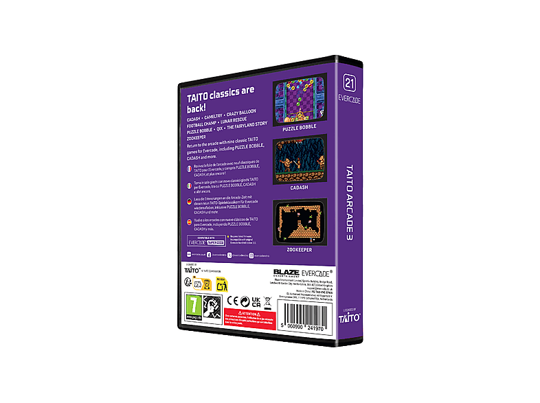 Gra Evercade EVERCADE Taito Arcade 3 – zdjęcie 2