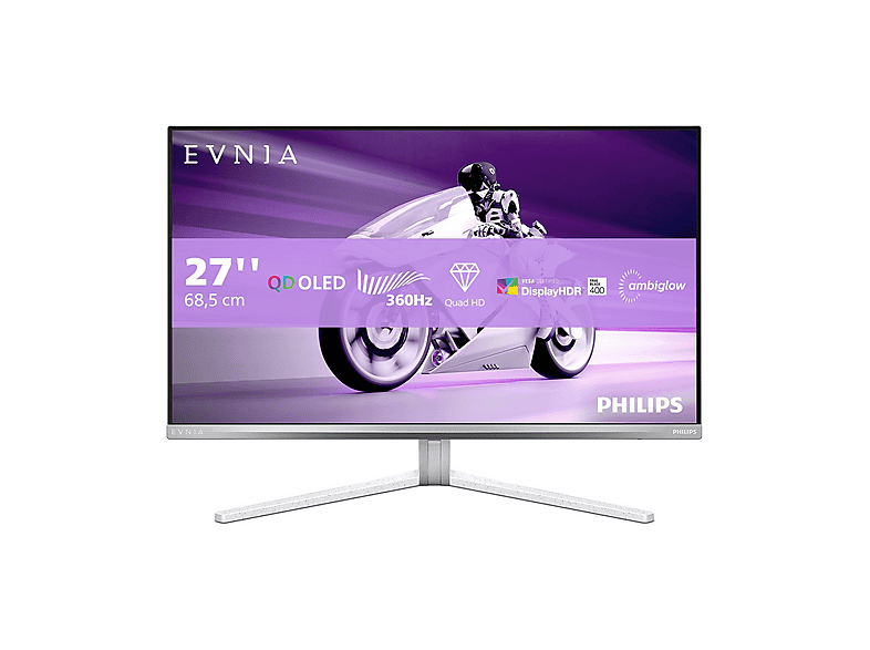 PHILIPS EVNIA 27M2N8500/00 Monitor Gaming, 26,5 ", QHD, 2560 x 1440 Pixel, tempo di risposta 0,03 ms, refresh rate 360 Hz