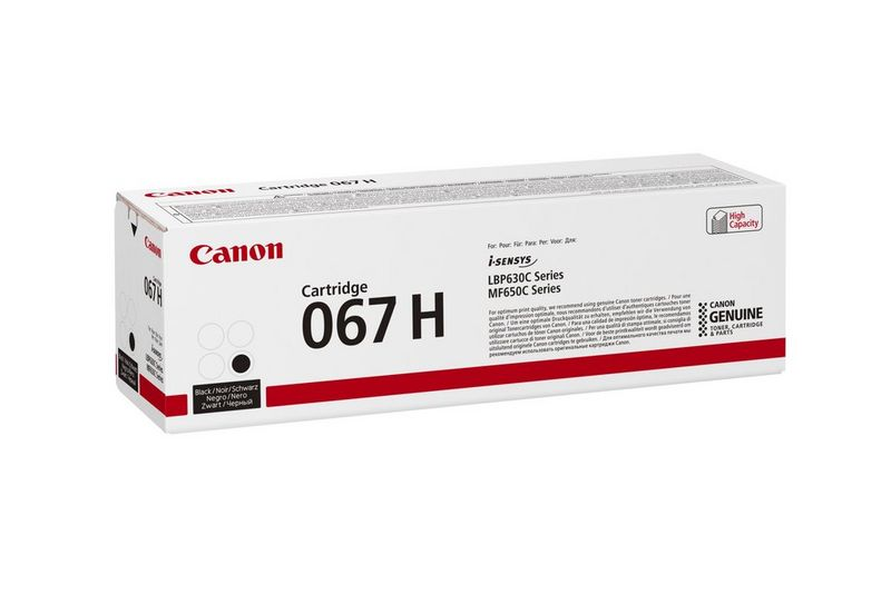 Canon 067 H Tonerkartusche für i-SENSYS LBP630C/MF650C Serie, schwarz.