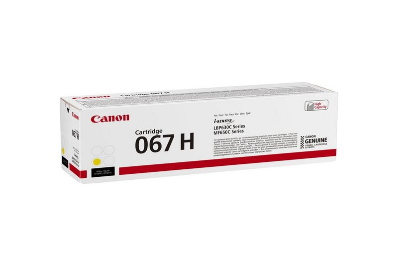 Canon 067 H Toner-Kartusche, gelb, für i-SENSYS LBP630C/MF650C-Serie.
