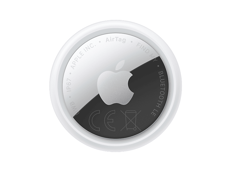 REACONDICIONADO Seminuevo Bueno Apple AirTag (2.ª generación), Localizador, Paquete de 1 unidad, Bluetooth, Chip U1, NFC, Privaciad serie, Plata