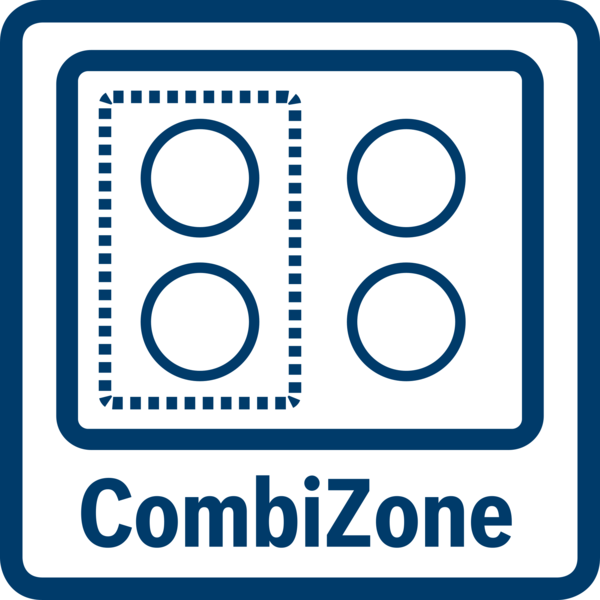 Ocak sembolleri ve 'CombiZone' yazısı bulunan logo.