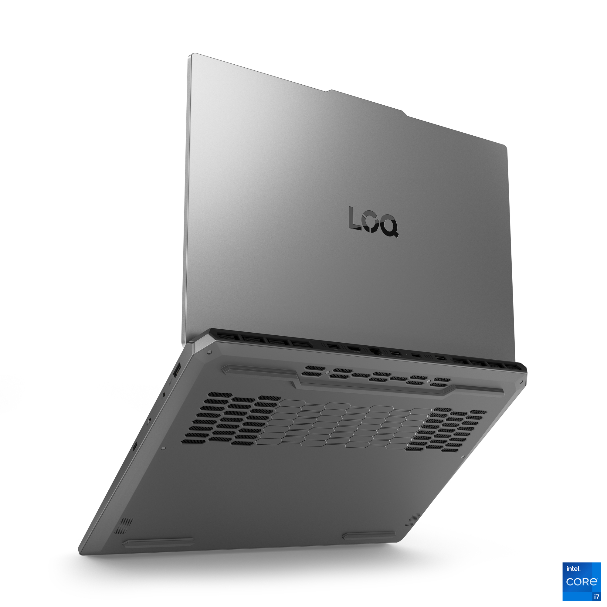Grauer Laptop mit 