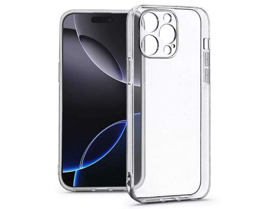 HAFFNER iPhone 16 Pro Max szilikon tok, átlátszó (HF304873)