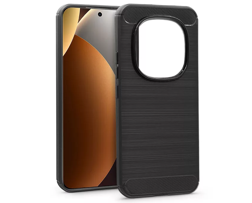 HAFFNER Xiaomi Redmi Note 15 Pro Plus 5G Carbon szilikon tok, fekete (HF444012)