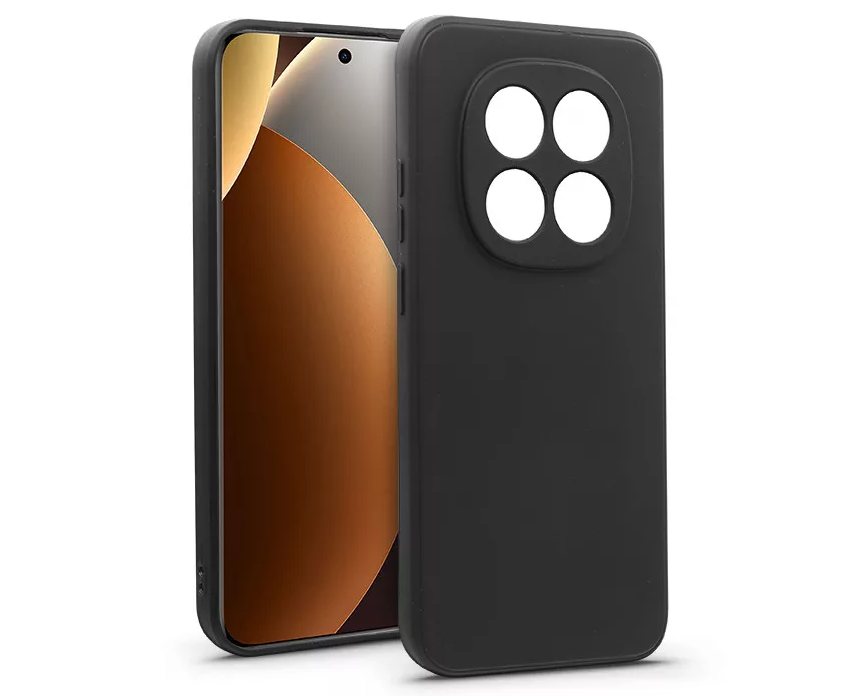 HAFFNER Xiaomi Redmi Note 15 Pro 5G Matt szilikon tok, fekete (HF443237)