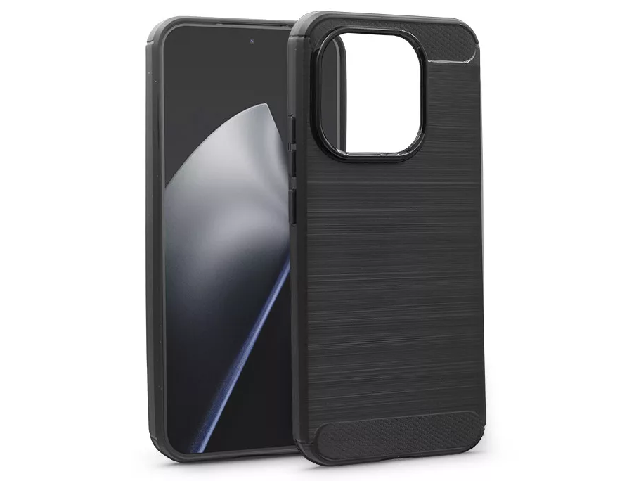 HAFFNER Xiaomi 15T Carbon szilikon tok, fekete (HF429538)