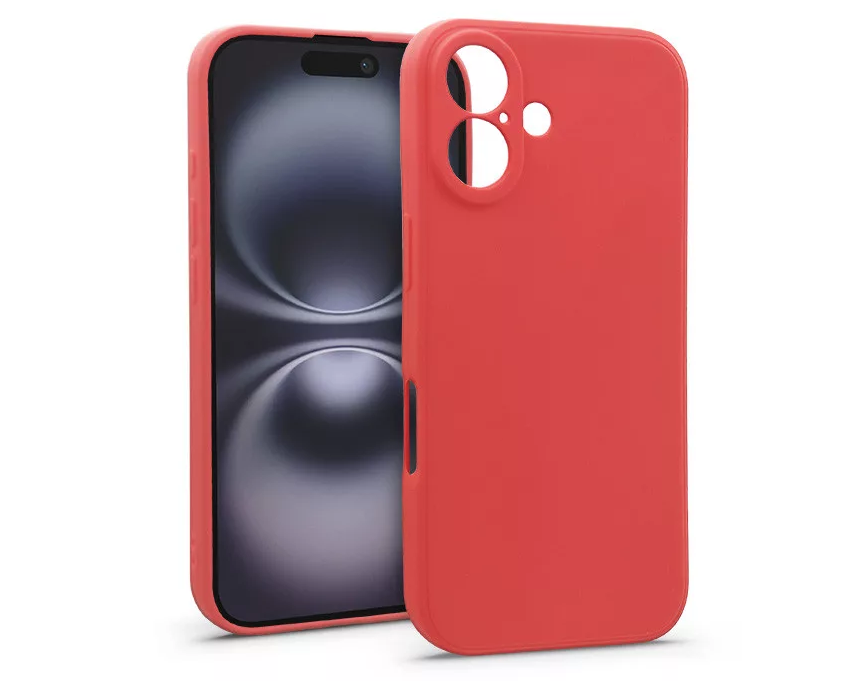 HAFFNER iPhone 16 Soft szilikon tok, piros (HF305207)
