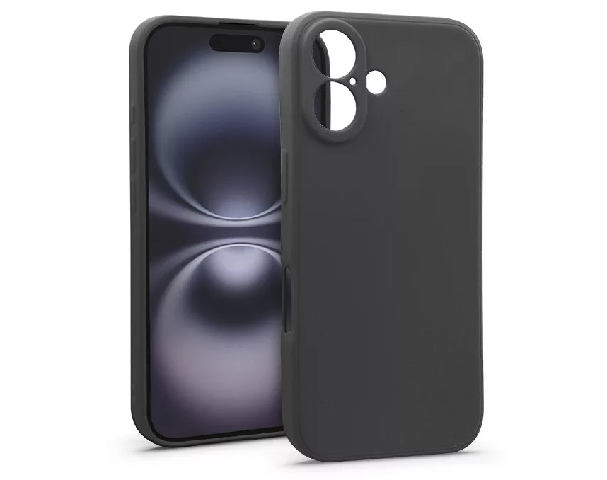 HAFFNER iPhone 16 Soft szilikon tok, fekete (HF305191)