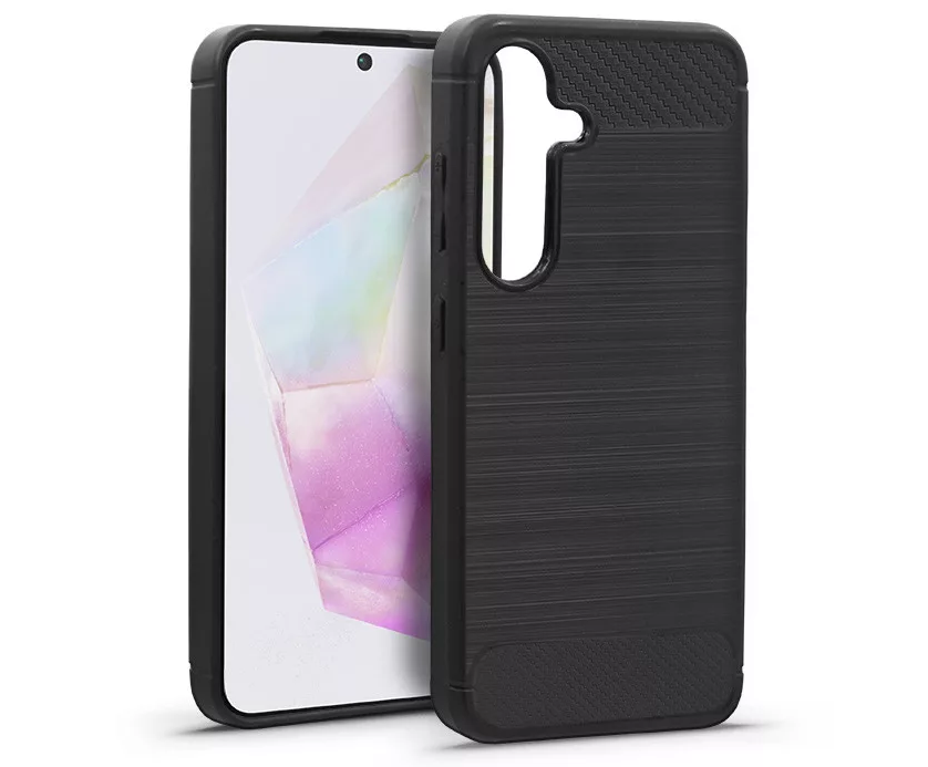 HAFFNER Samsung Galaxy A35 5G Carbon szilikon tok, fekete (HF271748)