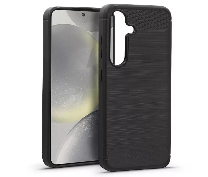 HAFFNER Samsung Galaxy S24 Carbon szilikon tok, fekete (HF233050)