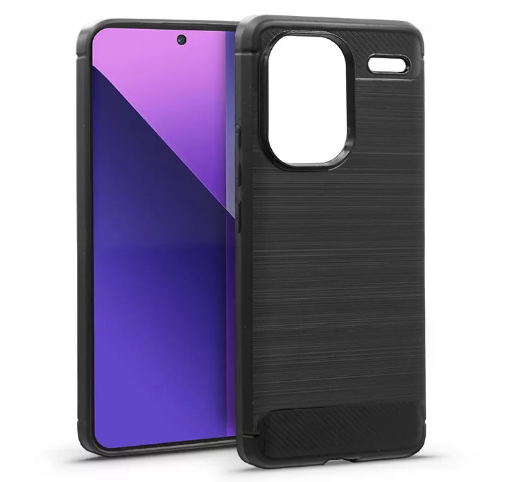 HAFFNER Xiaomi Redmi Note 13 Pro Plus 5G Carbon szilikon tok, fekete (HF283987)
