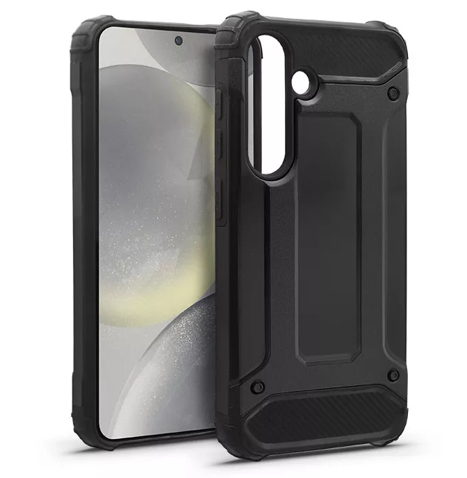 HAFFNER Samsung Galaxy S24 Armor ütésálló tok, fekete (HF233081)