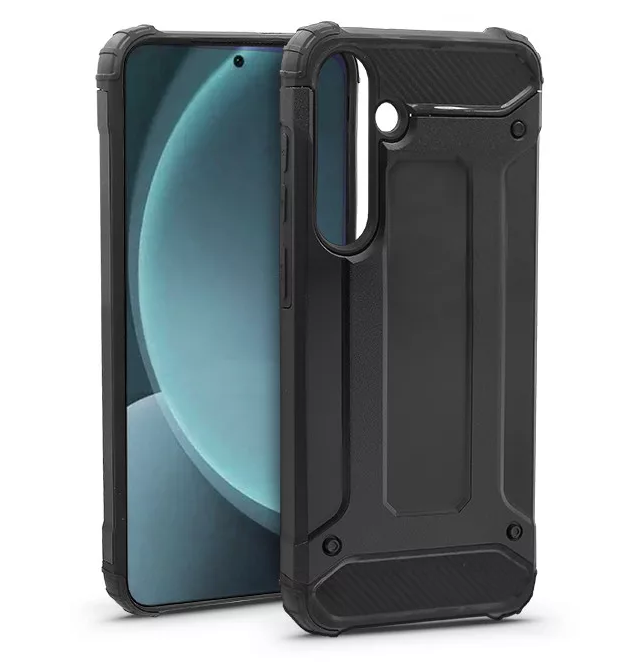HAFFNER Samsung Galaxy S25 Armor ütésálló tok, fekete (HF339998)
