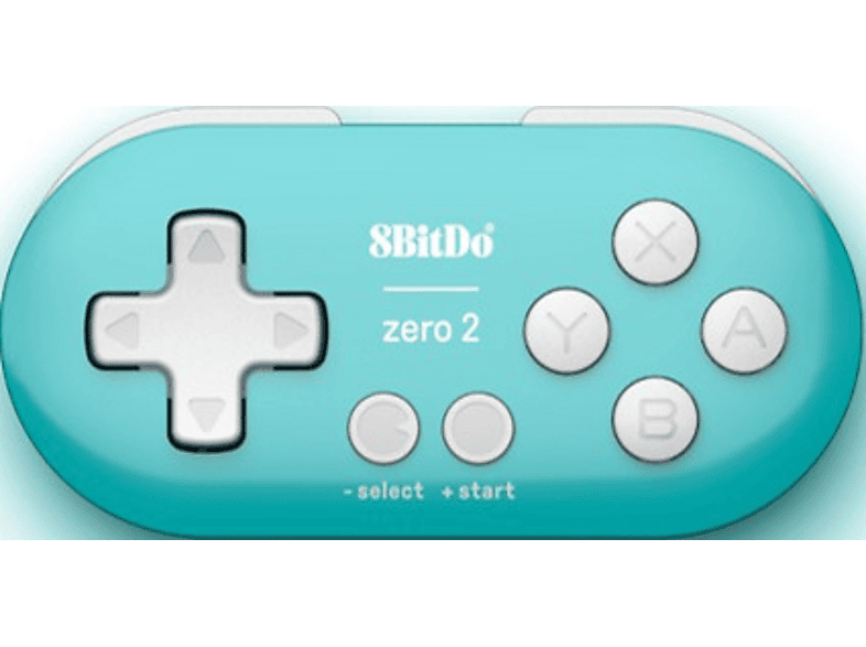 8BitDo ZERO 2 Gaming Controller Türkis für Android, Nintendo Switch, PC, MAC